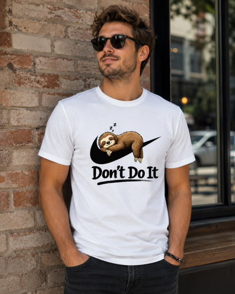Mens Don't Do It Sloth Tee